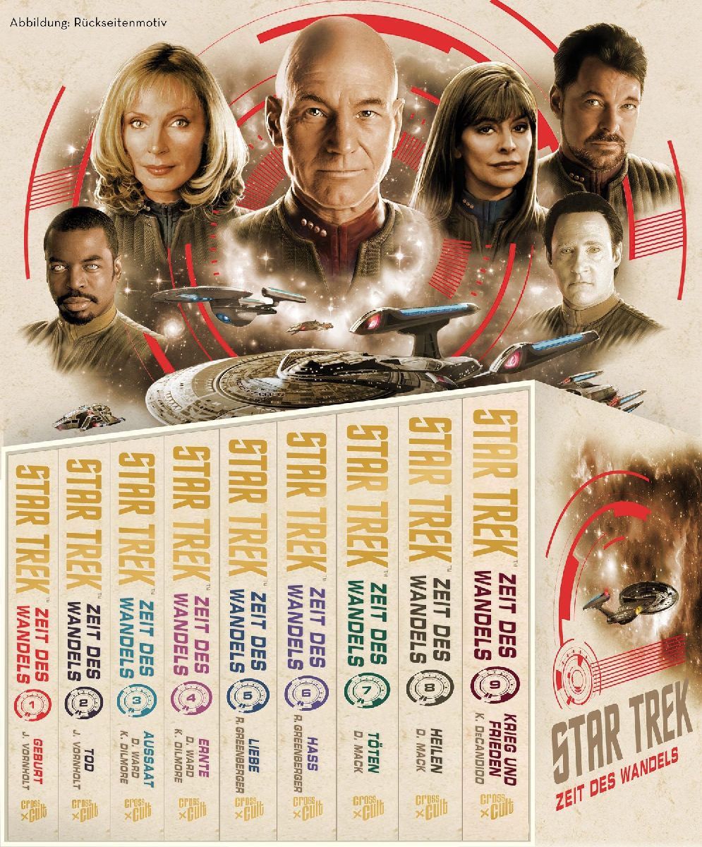 Star Trek - Zeit des Wandels Band 1 bis 9 im Boxset - inklusive 9 Miniprints