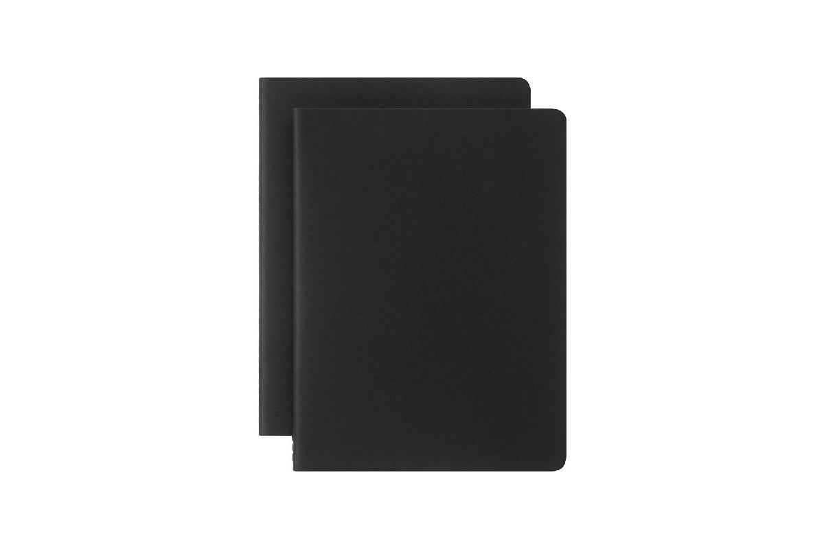 Moleskine Smart Cahier Journal, Extra Large, Plain, Black, Soft Cover (7.5 x 10)
