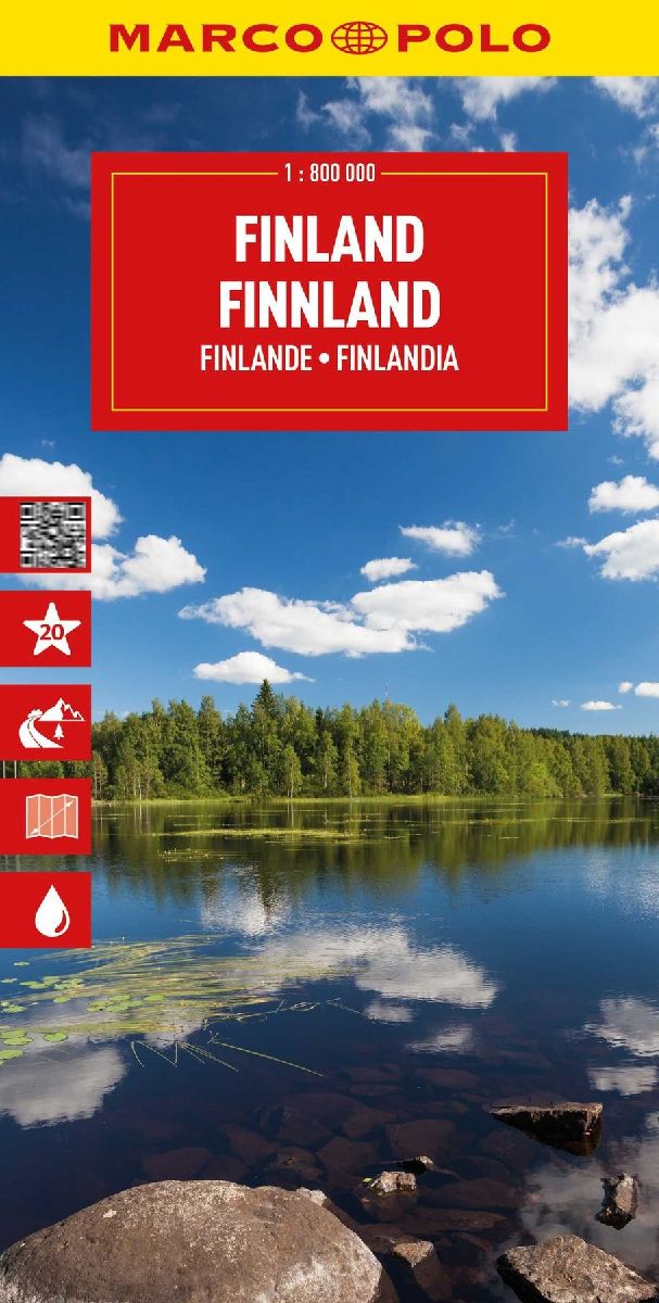 MARCO POLO Reisekarte Finnland 1:800.000