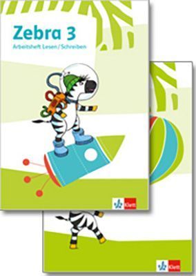 Zebra 3. Paket: Arbeitsheft Lesen/Schreiben und Arbeitsheft Sprache Klasse 3