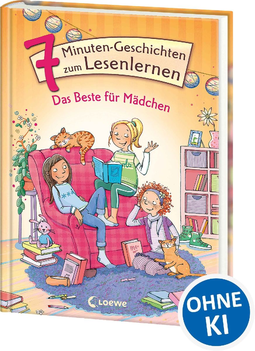 Leselöwen - Das Original - 7-Minuten-Geschichten zum Lesenlernen - Das Beste für Mädchen