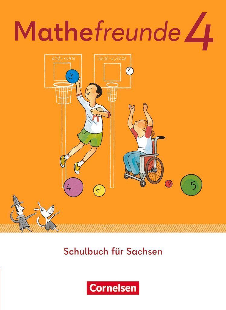Mathefreunde 4. Schuljahr - Ausgabe Sachsen 2022 - Schulbuch mit Kartonbeilagen und "Das kann ich schon!"-Heft
