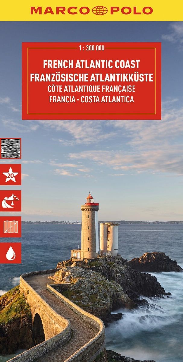 MARCO POLO Reisekarte Französische Atlantikküste 1:300.000