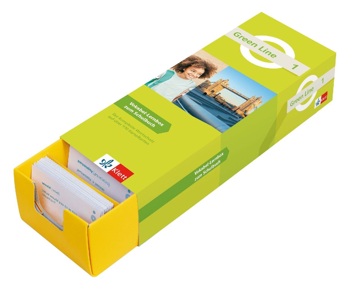 Green Line 1 (ab 2021) Klasse 5 - Vokabel-Lernbox zum Schulbuch
