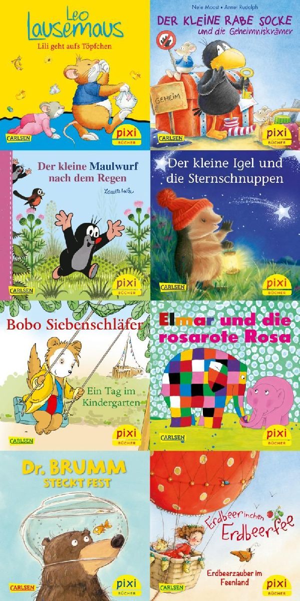 Pixi-Serie Nr. 254. Die beliebtesten Bilderbuch-Helden bei Pixi (8x8 Exemplare)