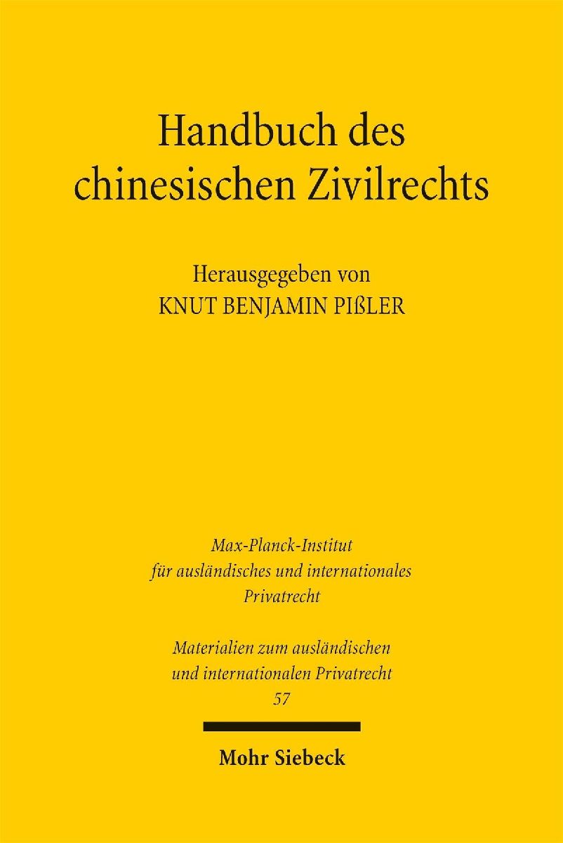 Handbuch des chinesischen Zivilrechts