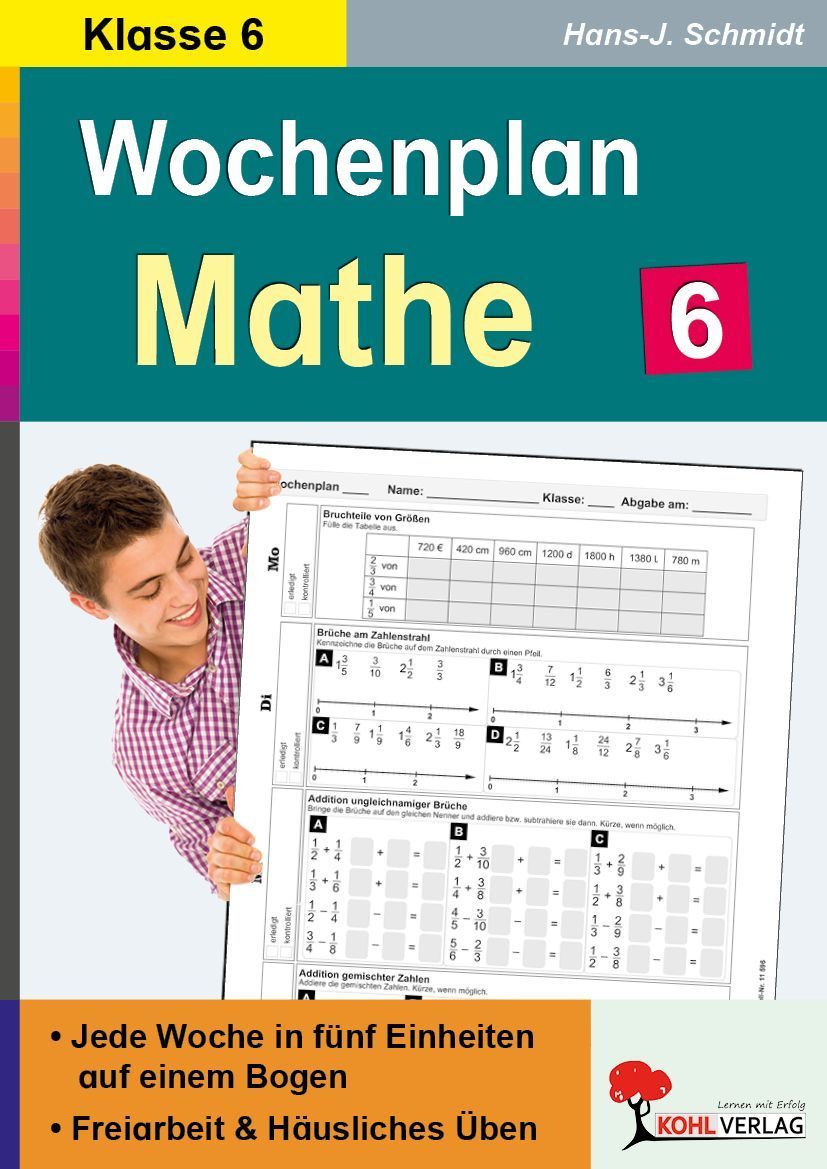 Wochenplan Mathe / Klasse 6