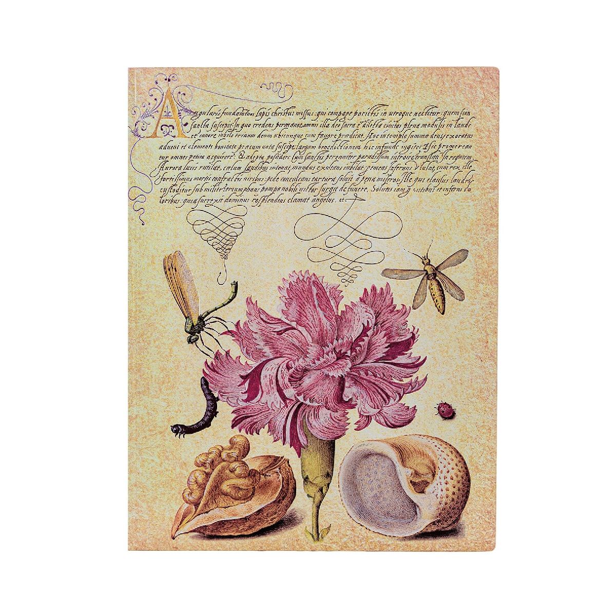 Softcover Notizbuch Rosa Nelke Ultra Unliniert