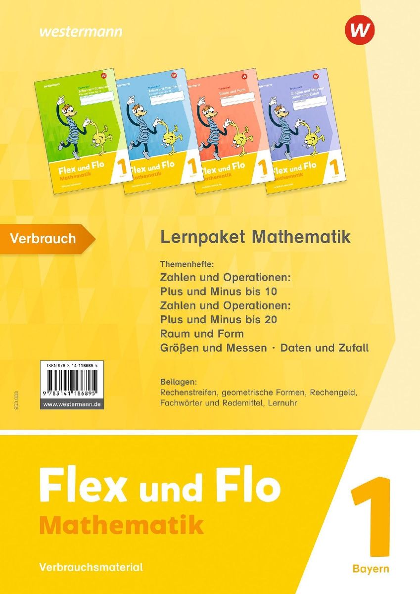 Flex und Flo. Lernpaket Mathematik 1 Verbrauchsmaterial. Für Bayern