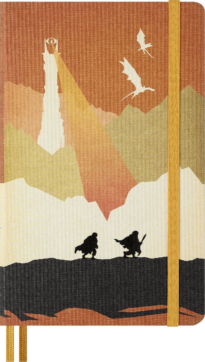 Moleskine Der Herr der Ringe Notizbuch Frodo Sam limitierte Ausgabe, L/A5, liniert, fester Einband