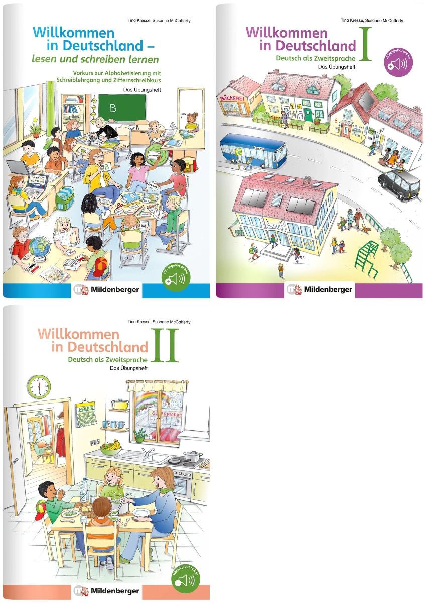 Sicher in die Grundschule - Paket: Deutsch als Zweitsprache (3 Hefte)