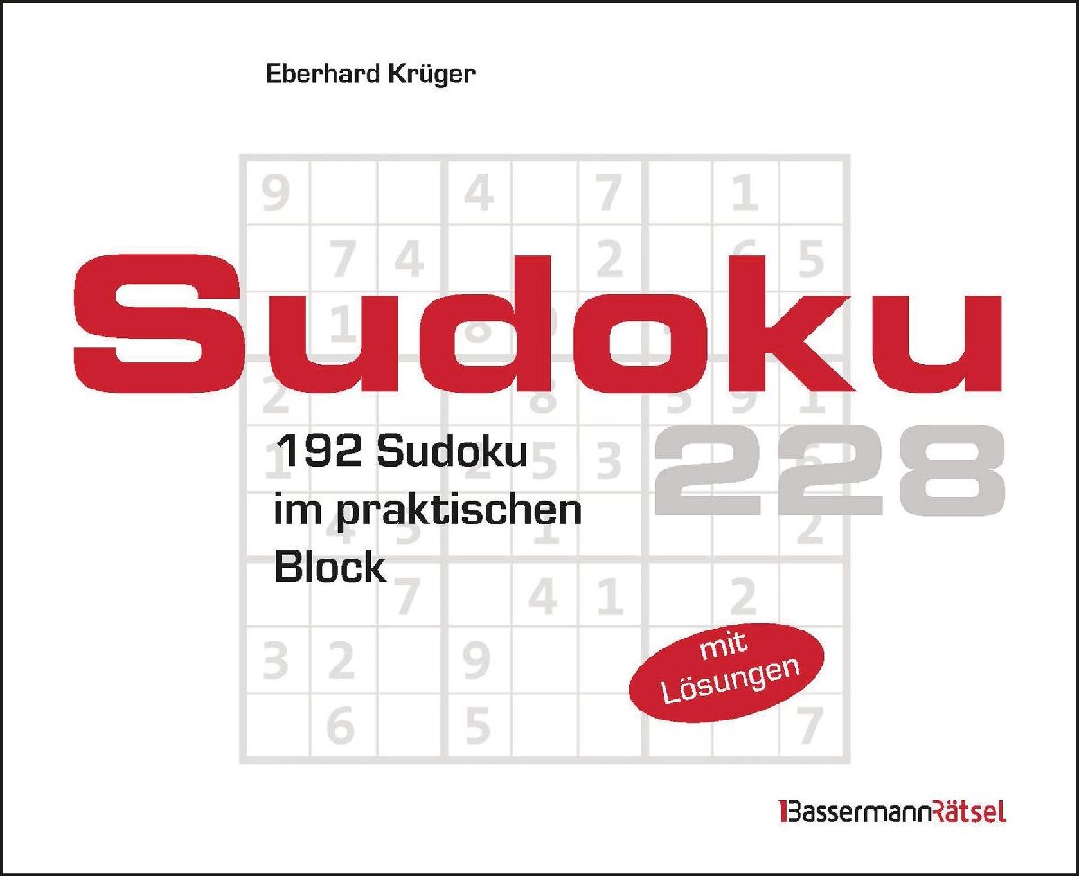 Sudokublock 228 (5 Exemplare à 2,99 EUR)