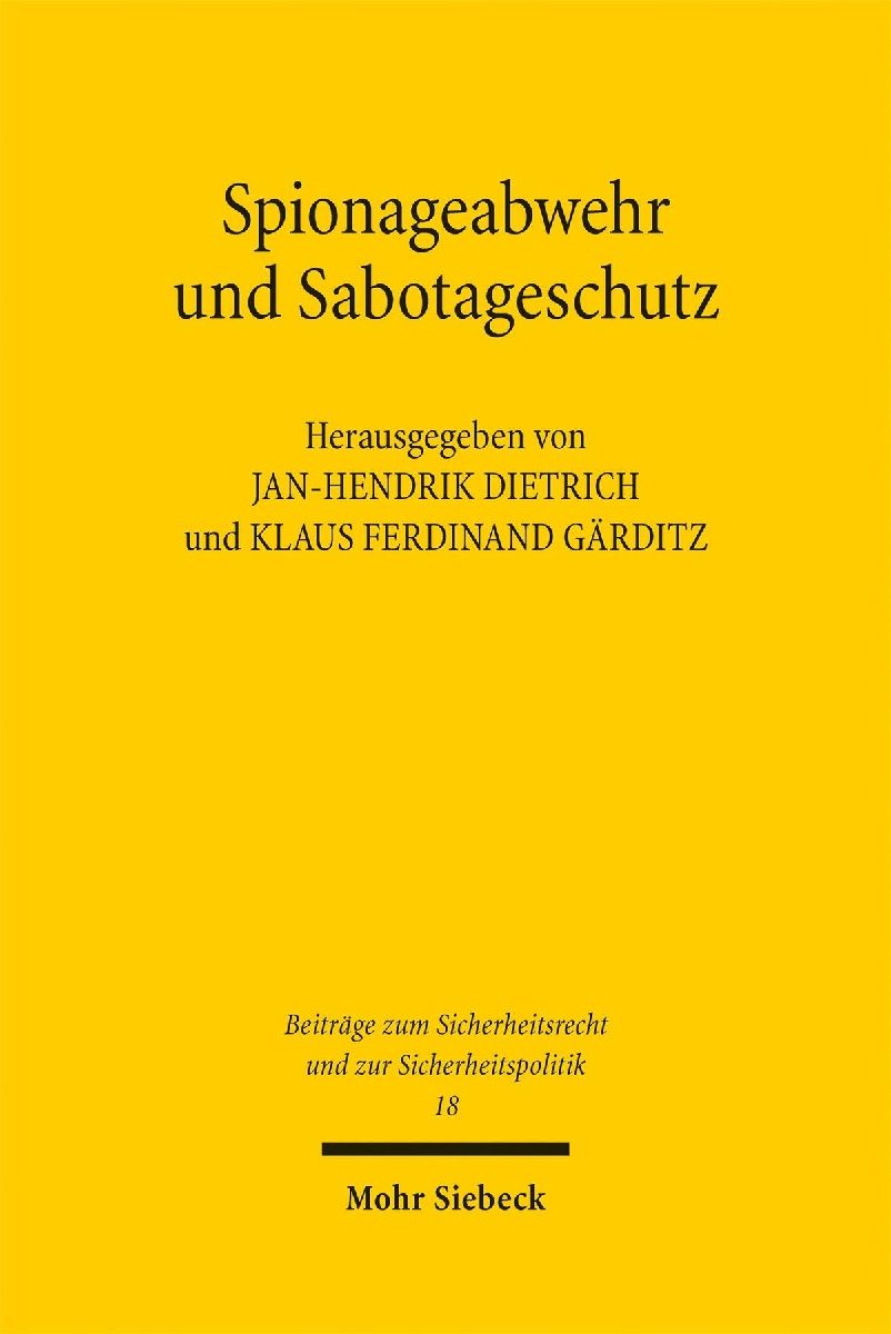 Spionageabwehr und Sabotageschutz