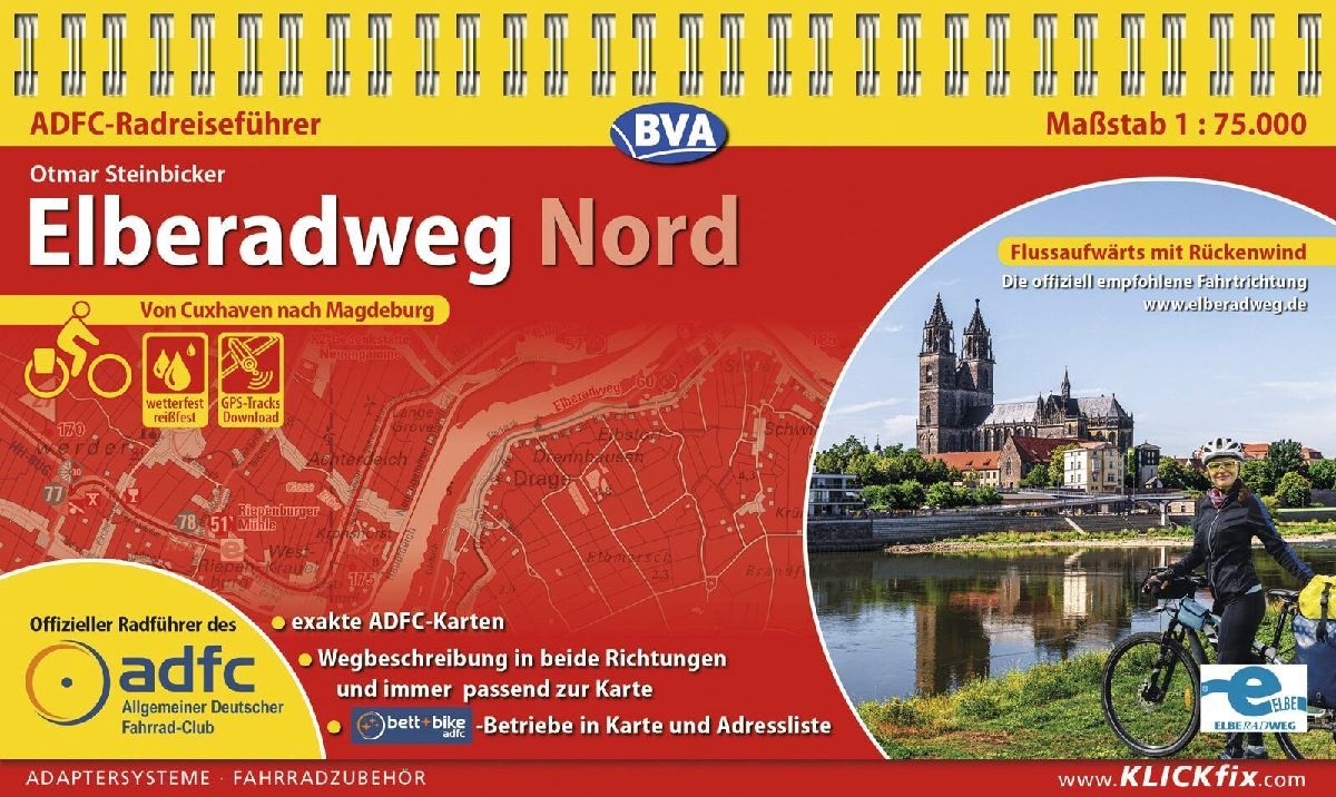 BVA ADFC Radreiseführer Elberadweg Nord
