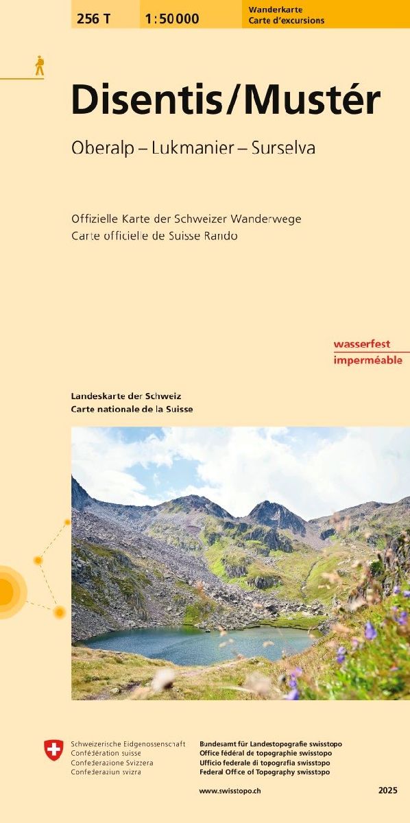 Swisstopo 1 : 50 000 Disentis Mustér