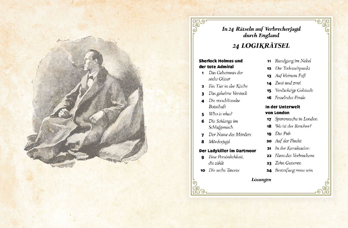 Sherlock Holmes' Adventskalender der Logikrätsel