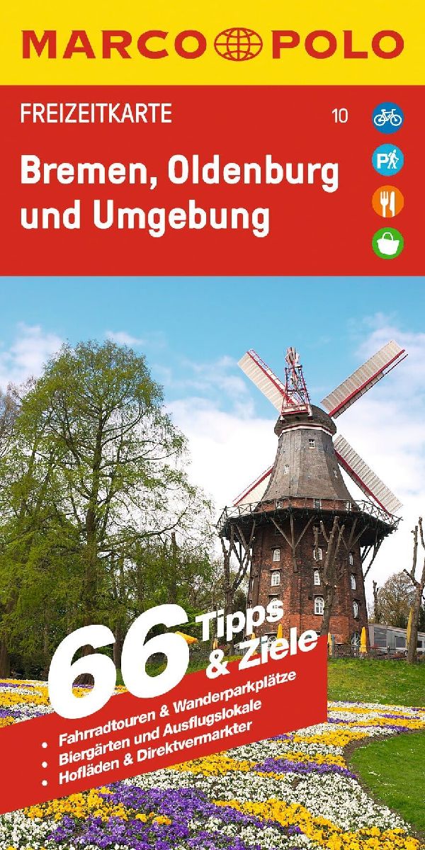 MARCO POLO Freizeitkarte 10 Bremen, Oldenburg und Umgebung 1:100.000