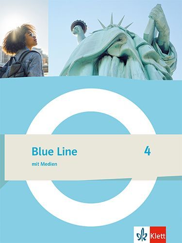 Blue Line 4. Schulbuch mit Medien (fester Einband) Klasse 8