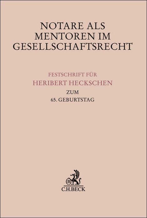 Notare als Mentoren im Gesellschaftsrecht