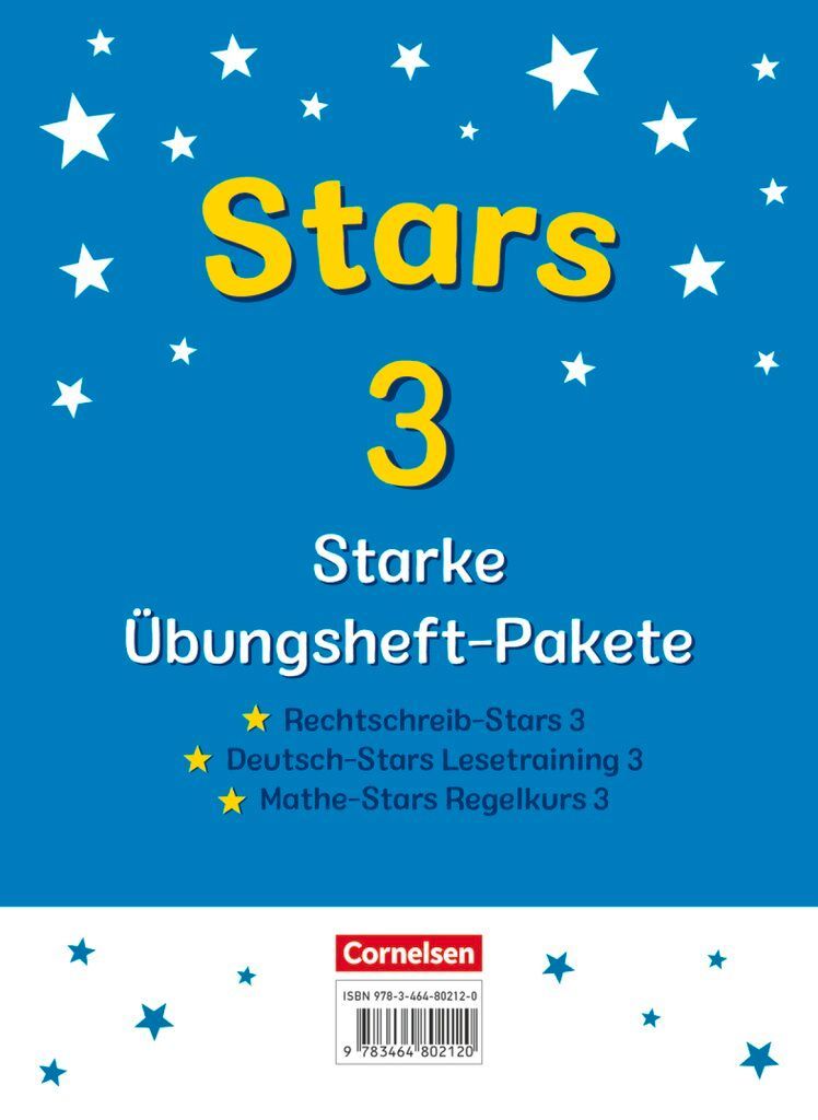 STARS - starke Übungshefte - 3. Schuljahr - Übungshefte im Paket mit Lösungen