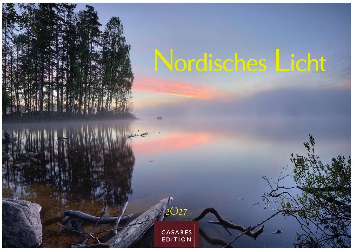 Nordisches Licht Kalender 2027 - Wandkalender | Fotokalender Naturkalender 24x35cm- mit 12 faszinierenden Fotografien von Landschaften im mildem, nordischen Licht