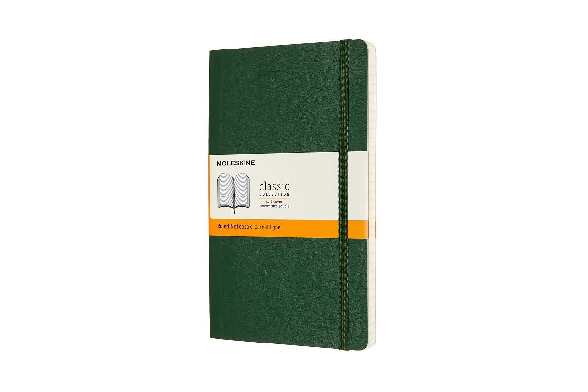 Moleskine Notizbuch Large/A5, Liniert, Myrtengrün