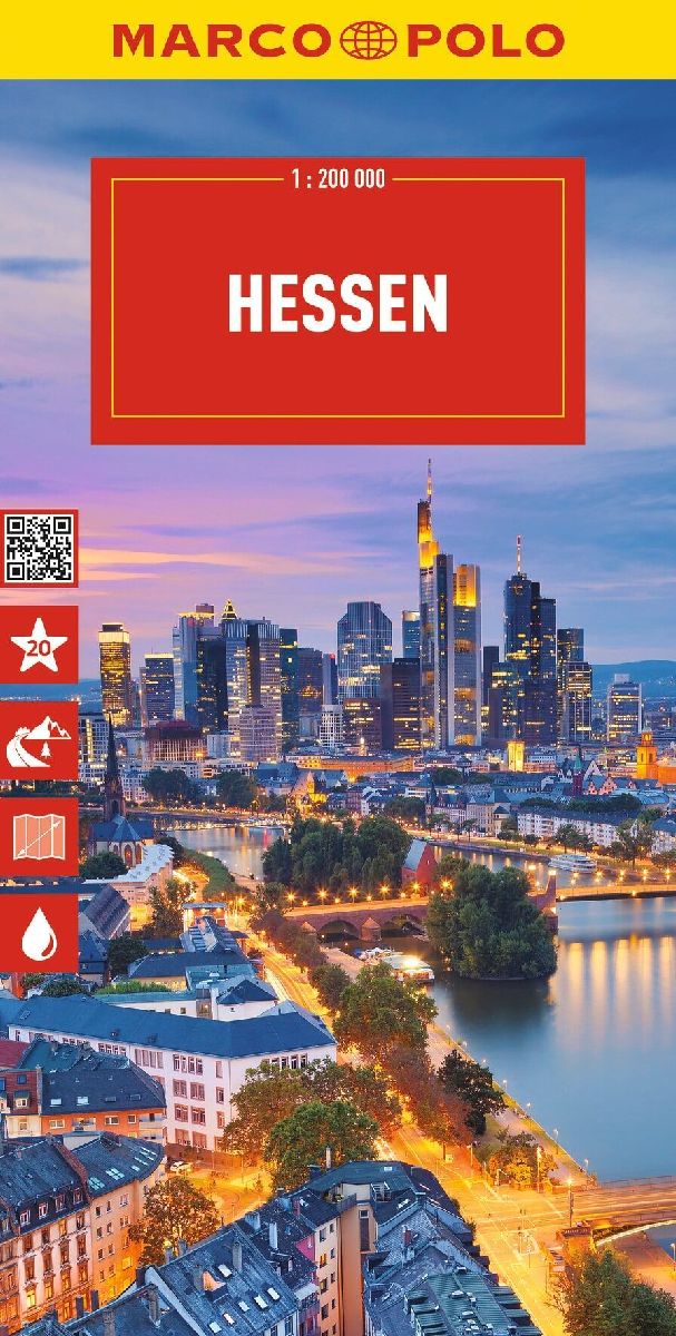 MARCO POLO Reisekarte Deutschland 06 Hessen 1:200.000