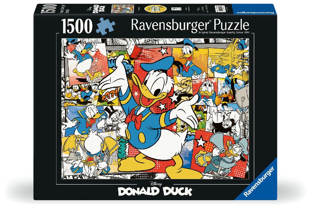 Erwachsenenpuzzle 1500 Teile - Disney Classics: Donald Duck
