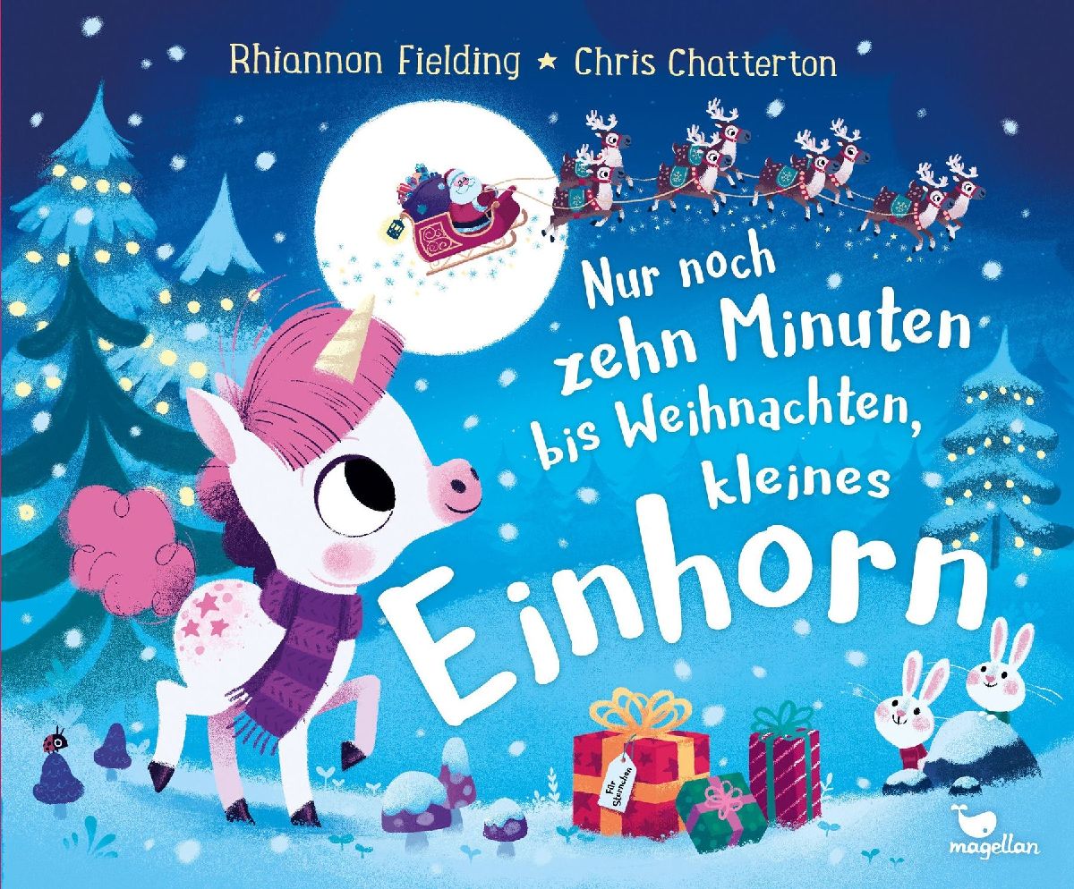 Nur noch zehn Minuten bis Weihnachten, kleines Einhorn