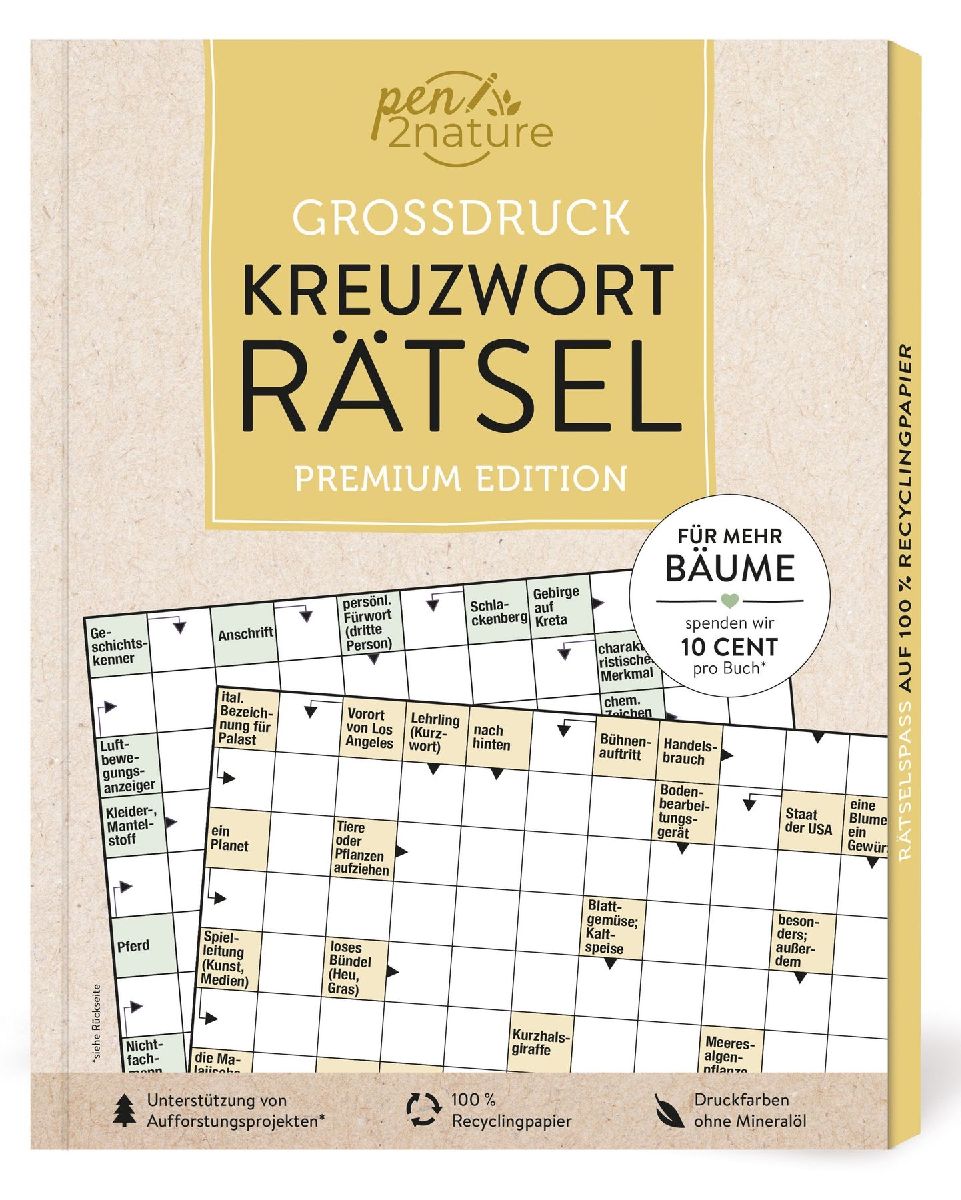 Großdruck Kreuzworträtsel