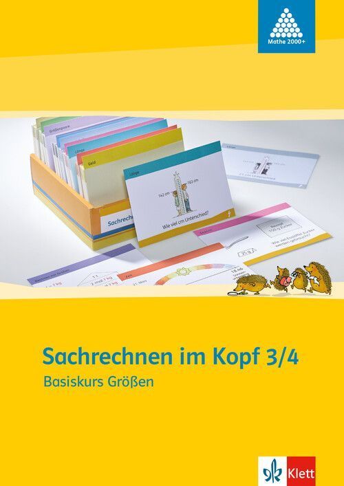 Mathe 2000. Sachrechenkartei 3/4. Sachrechnen im Kopf. Basiskurs Größen