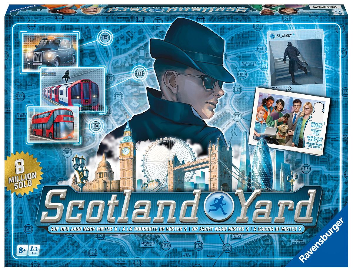 Scotland Yard - Gesellschaftsspiel & Brettspiel ab 8 Jahre