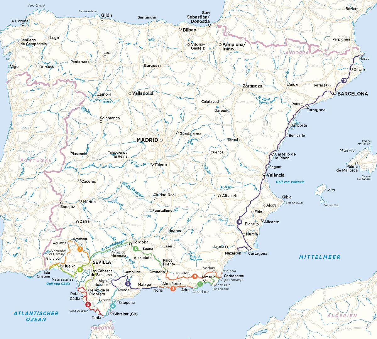 Andalusien mit dem Wohnmobil