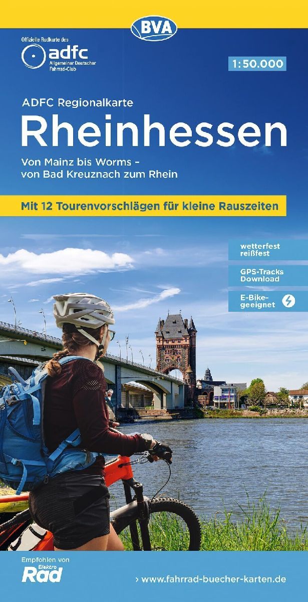 BVA ADFC Regionalkarte Rheinhessen 1:50.000