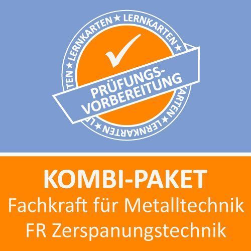 Kombi-Paket Fachkraft für Metalltechnik FR Zerspanungstechnik - Basis + Wiso Lernkarten