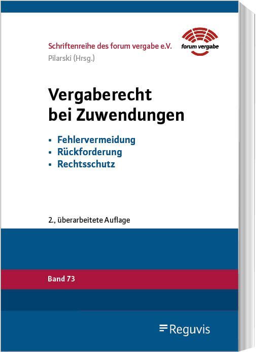 Vergaberecht bei Zuwendungen
