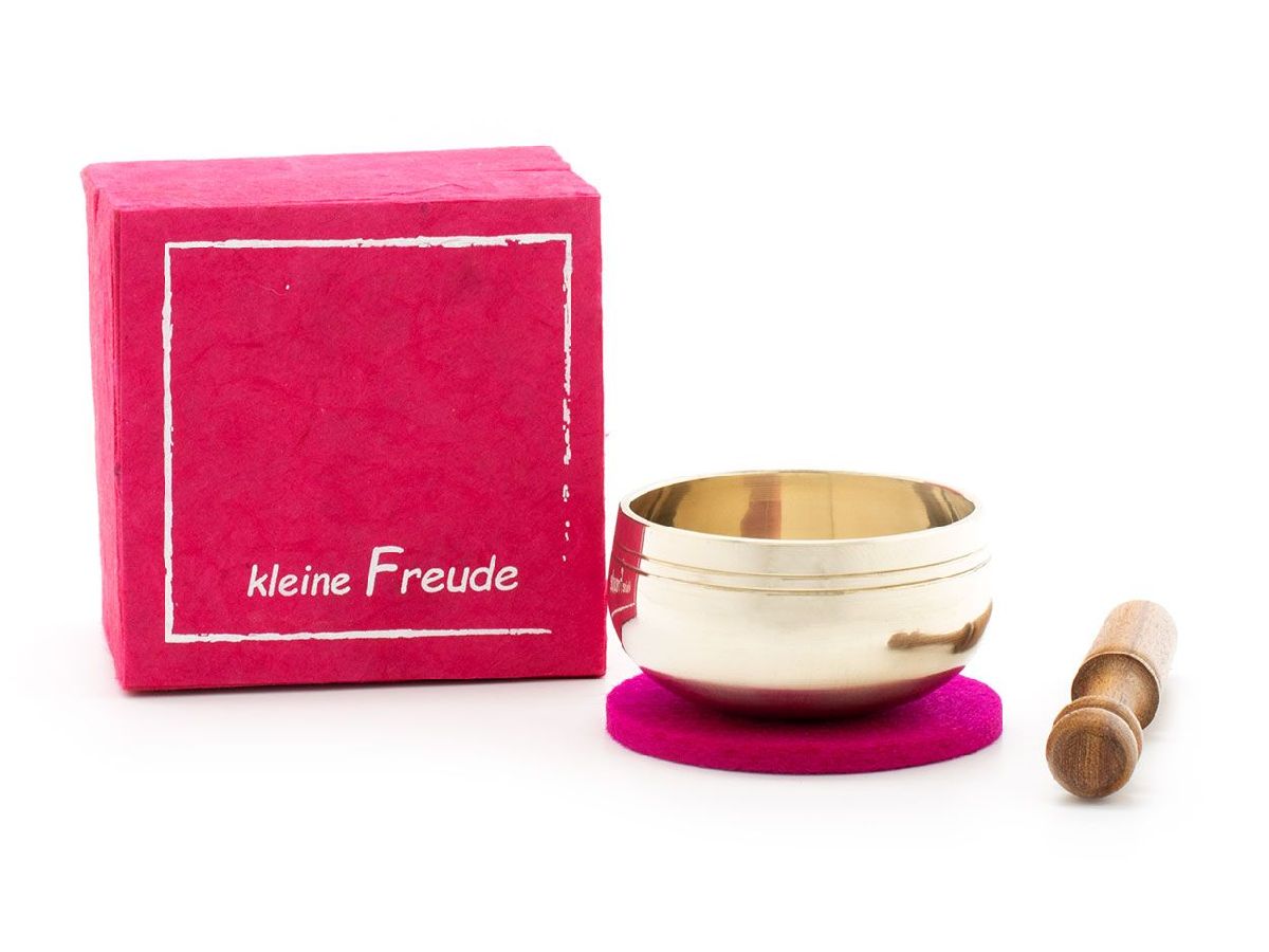 Klangschale in Box "kleine Freude"
