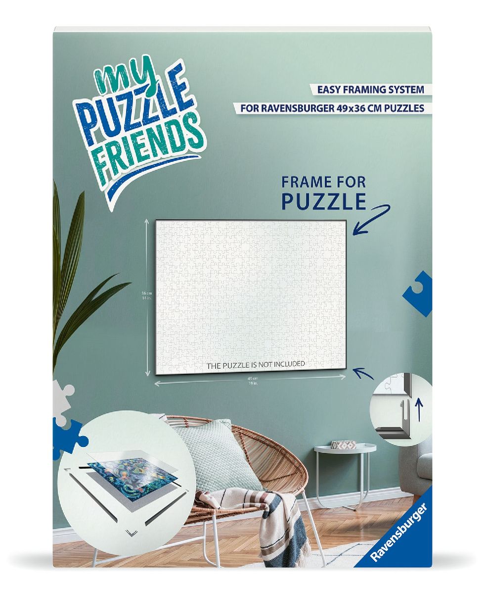 Puzzlezubehör - Puzzle-Rahmen, weiß