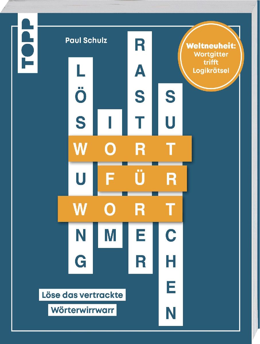 Wort für Wort - Löse das vertrackte Wörterwirrwarr! Rätselbuch für Logikfans