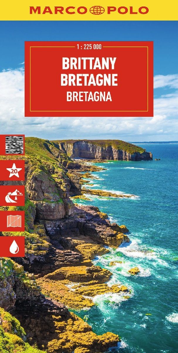 MARCO POLO Reisekarte Bretagne 1:225.000