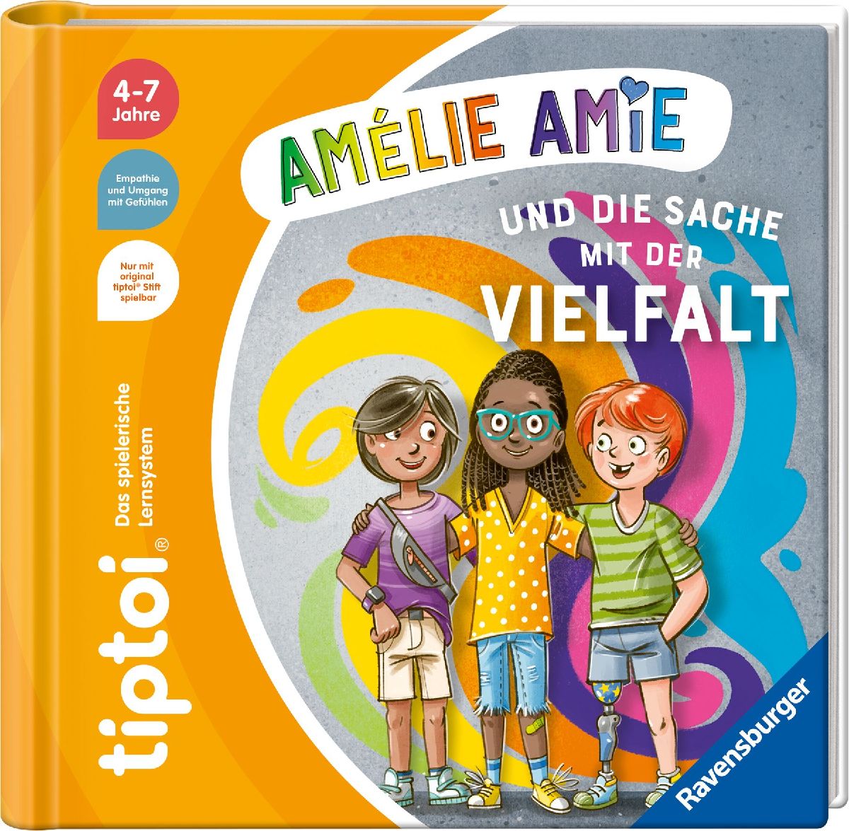 tiptoi® Bildergeschichten über den Umgang mit Gefühlen - Amélie Amie und die Sache mit der Vielfalt