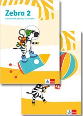 Zebra 2. Paket: Arbeitsheft in Grundschrift, Arbeitsheft Lesen/Schreiben Klasse 2