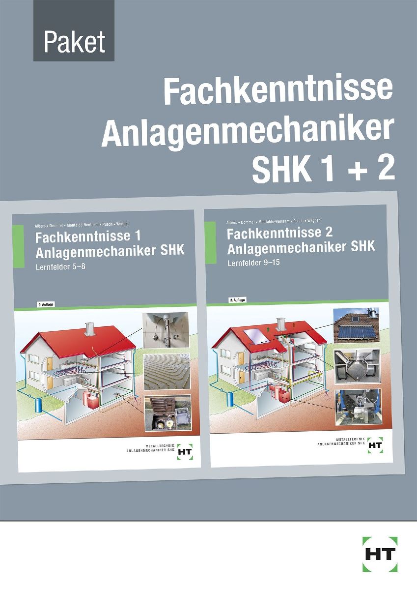 Paketangebot Fachkenntnisse Anlagenmechaniker SHK 1 + 2