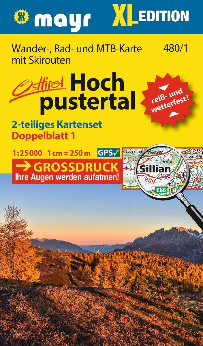 Mayr Wanderkarte Hochpustertal XL (2-Karten-Set) 1:25.000