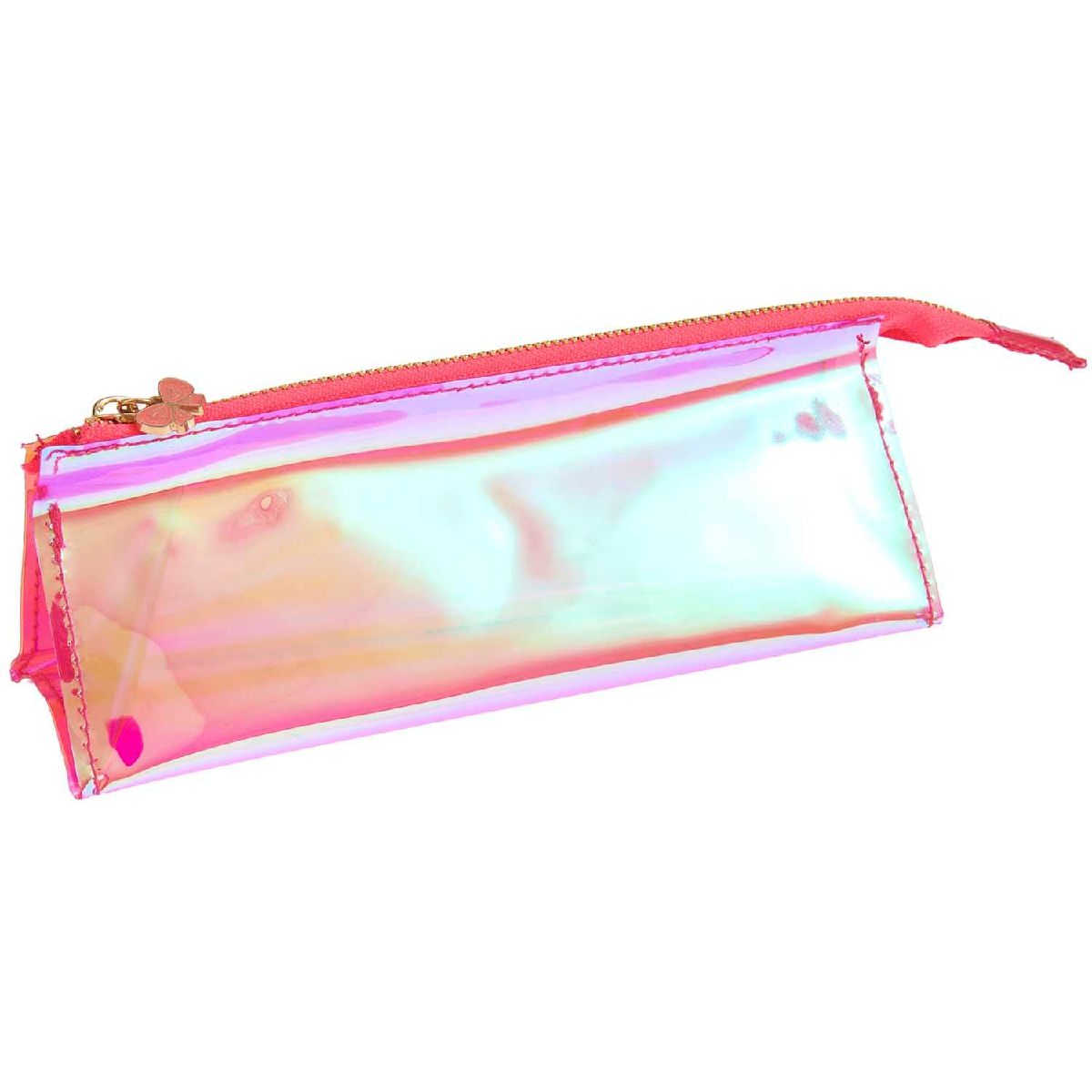 Etui Irisierend, Neonpink, 6,5 x 6,5 x 19 cm