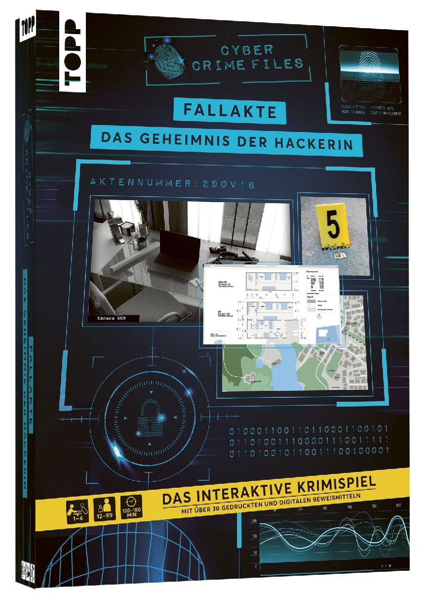 Cyber Crime Files - Fallakte: Das Geheimnis der Hackerin - Das geniale Krimispiel mit über 30 Beweismitteln