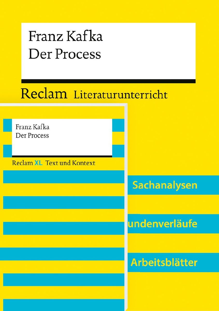 Paket für Lehrkräfte "Franz Kafka: Der Process" (Textausgabe und Lehrerband). 2 Bände eingeschweißt