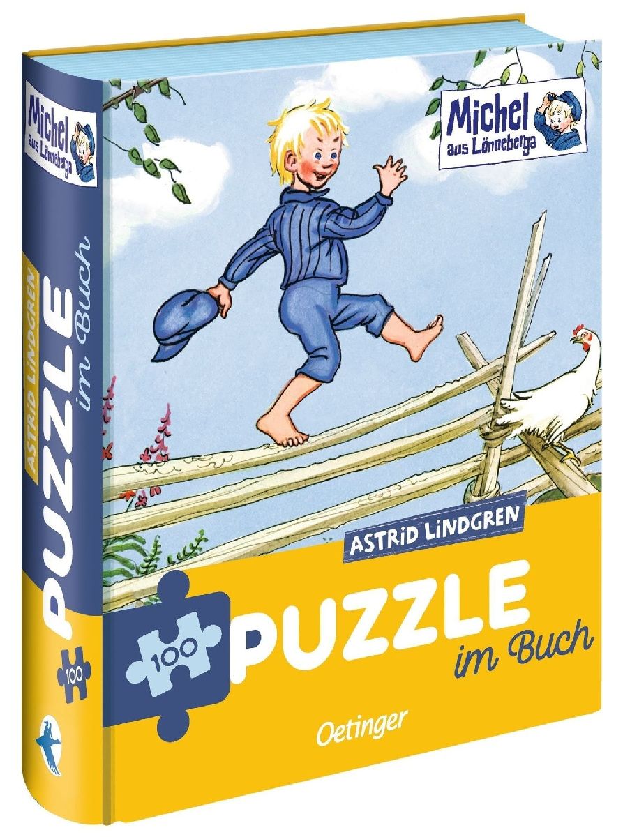Michel aus Lönneberga. Puzzle im Buch. 100 Teile