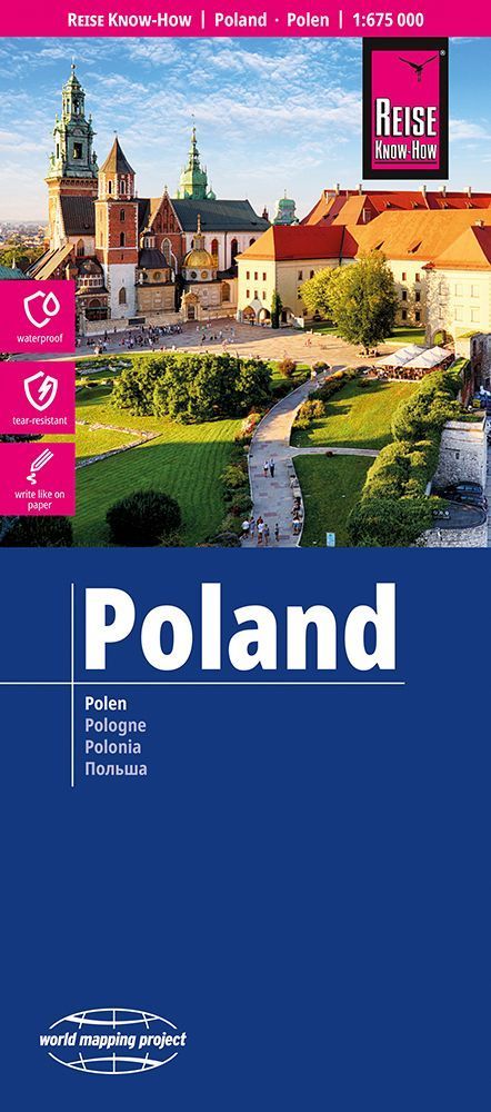 Reise Know-How Landkarte Polen | Poland (1:675.000)