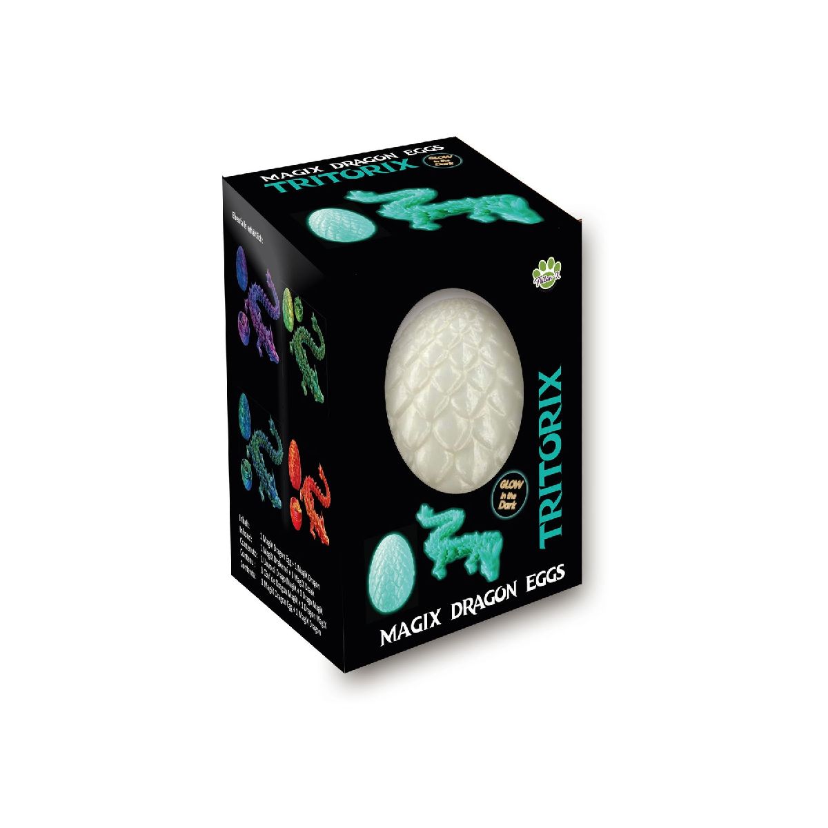 XL Glow in the Dark MagiX Dragon Egg TRITORAX 13cm